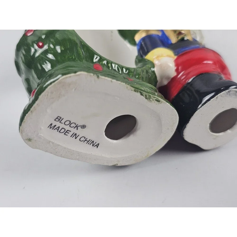 Block Spal Whimsy Christmas Holiday Nutcracker Napkin Rings Holders Set Of 4